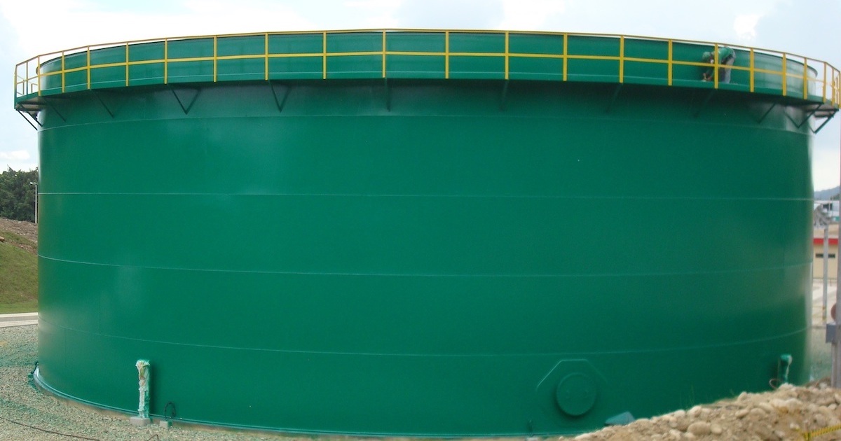 Green tank coating