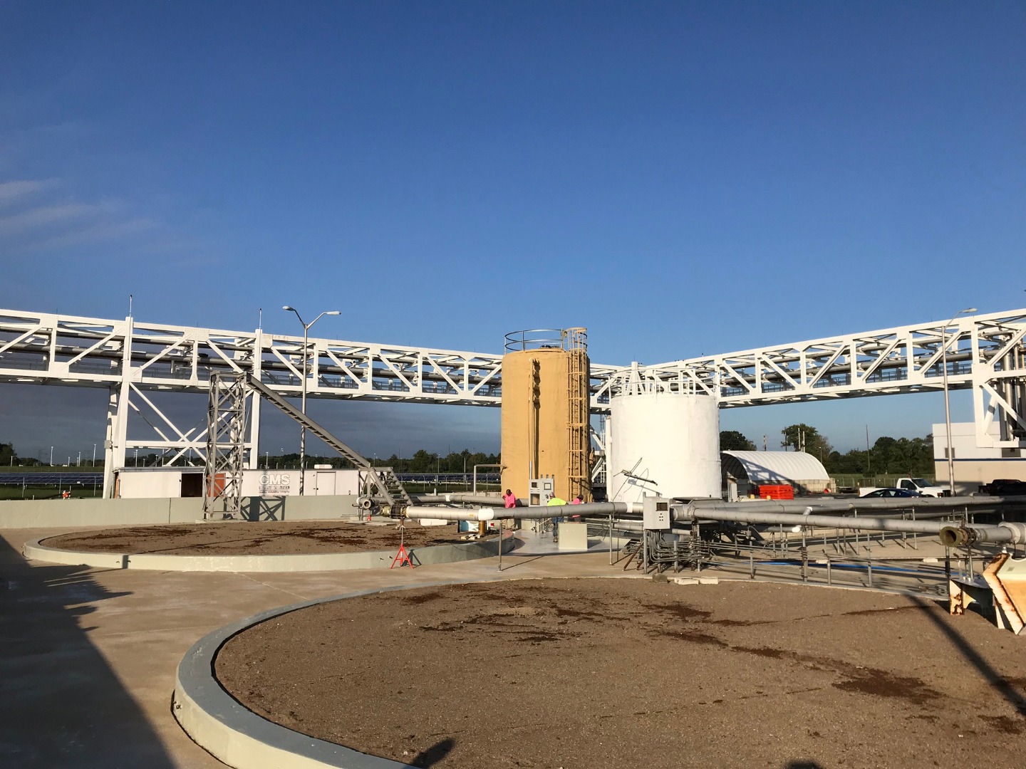 Secondary containment systems protecting aboveground storage tanks and process equipment at an industrial facility.